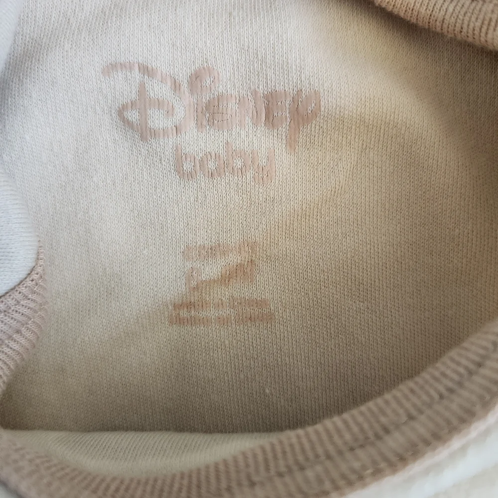 Disney Minnie Mouse Cream and Brown Baby Onesie